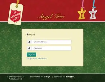 Theangelgivingtree.org(Angel Tree) Screenshot