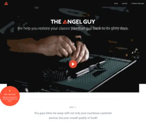 Theangelguy.com(The Angel Guy) Screenshot