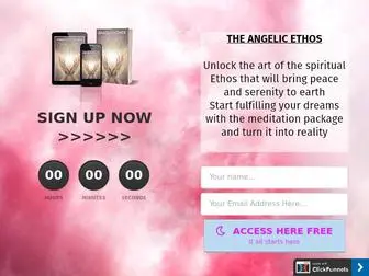 Theangelicethos.com(Money Chakra) Screenshot