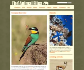 Theanimalfiles.com(Web Hosting from HostPapa) Screenshot