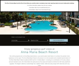 Theannamariabeachresort.com(Anna Maria Beachfront Resort Motel) Screenshot
