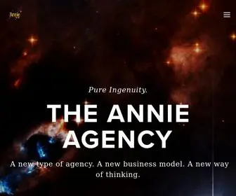 Theannieagency.com(The Annie Agency) Screenshot