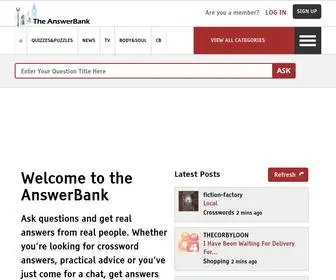 Theanswerbank.co.uk(The AnswerBank) Screenshot