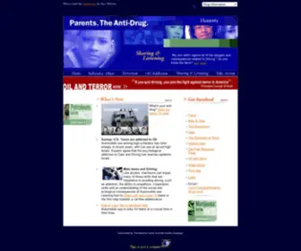 Theanti-Drug.com(Informed Parents) Screenshot