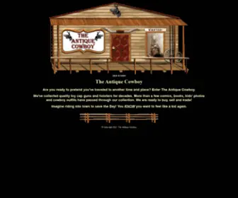 Theantiquecowboy.com(The Antique Cowboy) Screenshot