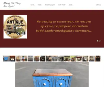 Theantiquegarage.com(Making Old Things New Again) Screenshot