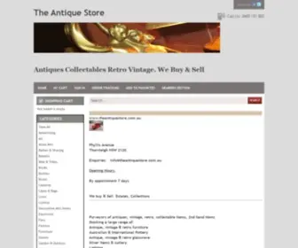 TheantiqueStore.com.au(The Antique Store) Screenshot