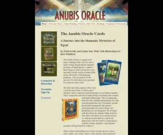 Theanubisoracle.com(The Official Anubis Oracle Site) Screenshot