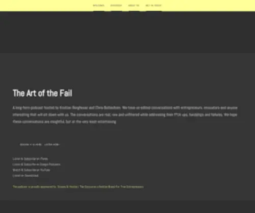 Theaotf.com(The Art of the Fail) Screenshot