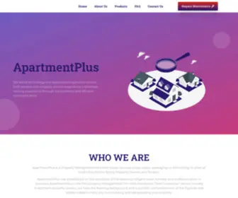 Theapartmentplus.com(Your right partner on property) Screenshot