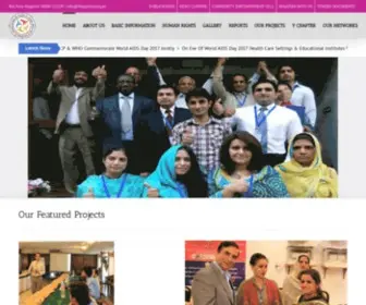 Theaplhiv.org.pk(Living with HIV) Screenshot
