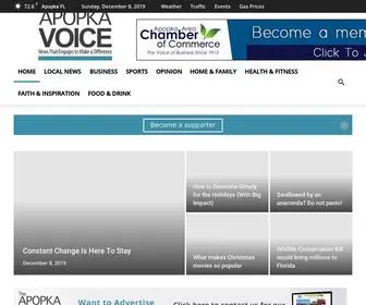 Theapopkavoice.com(The Apopka Voice) Screenshot