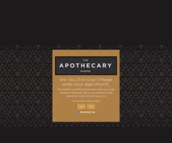 Theapothecaryshoppe.com(The Apothecary Shoppe) Screenshot