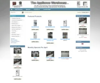 Theappliancewarehouse.ca(Theappliancewarehouse) Screenshot