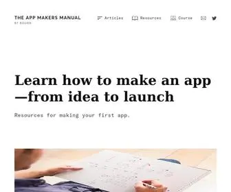 Theappmakersmanual.com(How to Make an App) Screenshot