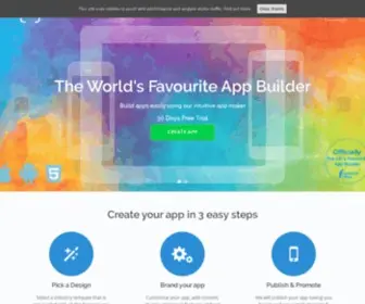 Theappoffice.com(The UK’s favourite mobile app builder) Screenshot