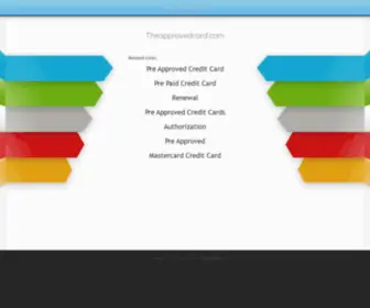 Theapprovedcard.com(The Approved Prepaid Mastercard) Screenshot
