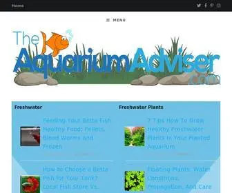 Theaquariumadviser.com(Fish Keeping) Screenshot