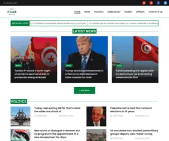 Thearabposts.com(The Arab Posts) Screenshot