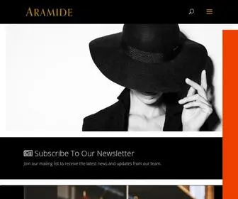 Thearamide.com(ARAMIDE Online Store) Screenshot