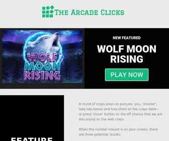 Thearcadeclicks.com(The Arcade Clicks) Screenshot