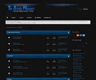 Thearcadenetwork.com(Arcade Webmasters Forum) Screenshot