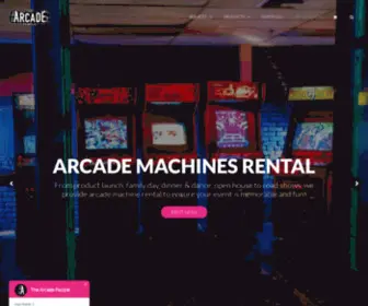 Thearcadepeople.com(Best Arcade Rental in Singapore) Screenshot