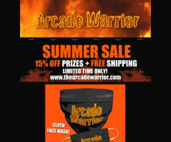 Thearcadewarrior.com(The Official Arcade Warrior Website) Screenshot