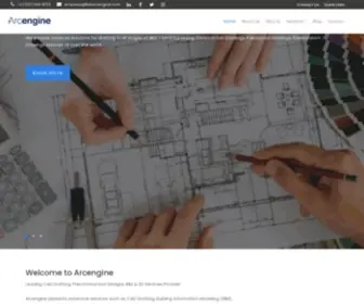 Thearcengine.com(CAD Drafting) Screenshot