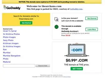 Thearchana.com(Thearchana) Screenshot