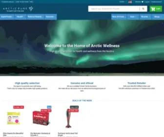 ThearcticPure.com(The Home of Arctic Wellness) Screenshot