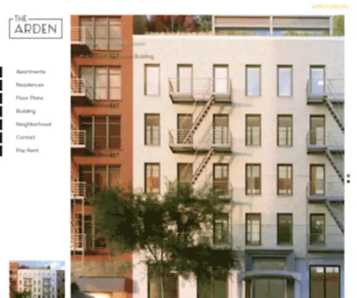 Theardennyc.com(The Arden NYC) Screenshot