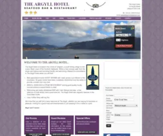 Theargyllullapool.com(Ullapool Hotel) Screenshot