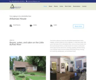 Thearkhouse.com(The historic Arkansas House has the Upper Buffalo National River’s finest lodging) Screenshot