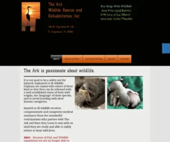 Thearkrescue.org(ABOUT) Screenshot