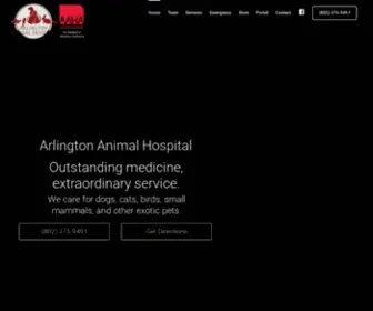 Thearlingtonvet.com(Veterinarian in Arlington) Screenshot