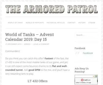 Thearmoredpatrol.com(The Armored Patrol) Screenshot