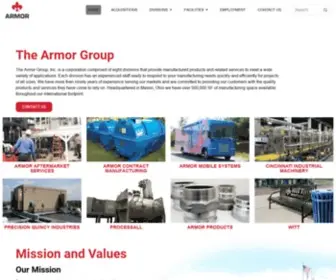 Thearmorgroup.com(The Armor Group) Screenshot