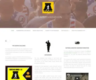 Thearmymarathon.com(THE ARMY MARATHON) Screenshot