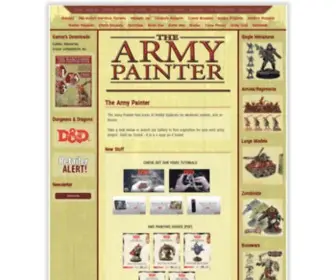 Thearmypainter.com(The Army Painter) Screenshot