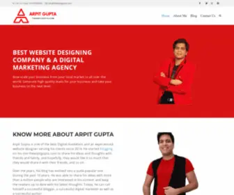 Thearpitgupta.com(Learn New Things In Digital Marketing) Screenshot