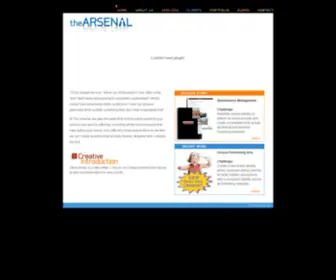 Thearsenalinc.com(The Arsenal Inc) Screenshot