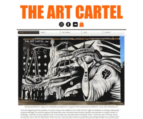 Theartcartel.org(The Art Cartel) Screenshot