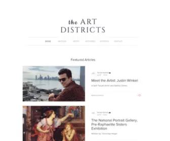 Theartdistricts.com(The Art Districts) Screenshot