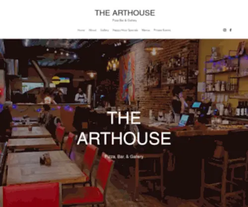 Thearthousebaltimore.com(Arthouse Baltimore Hampden Pizza Beer Wine Brick Oven) Screenshot