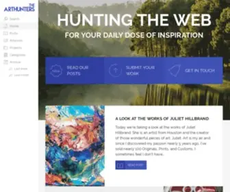 Thearthunters.com(Hunting the web for the most inspiring art of the world) Screenshot