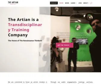 Theartian.com(The Artian) Screenshot