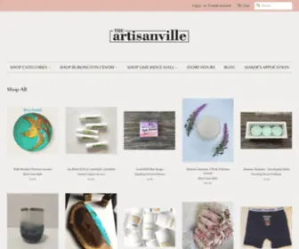 Theartisanville.ca(The Artisanville) Screenshot