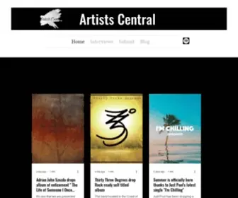 Theartistscentral.com(Artists Central) Screenshot