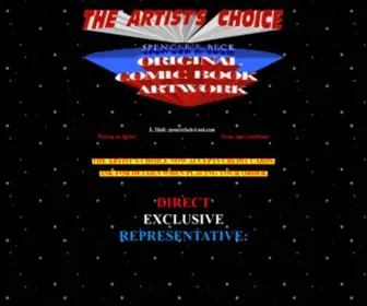 Theartistschoice.com(The Artist's Choice) Screenshot